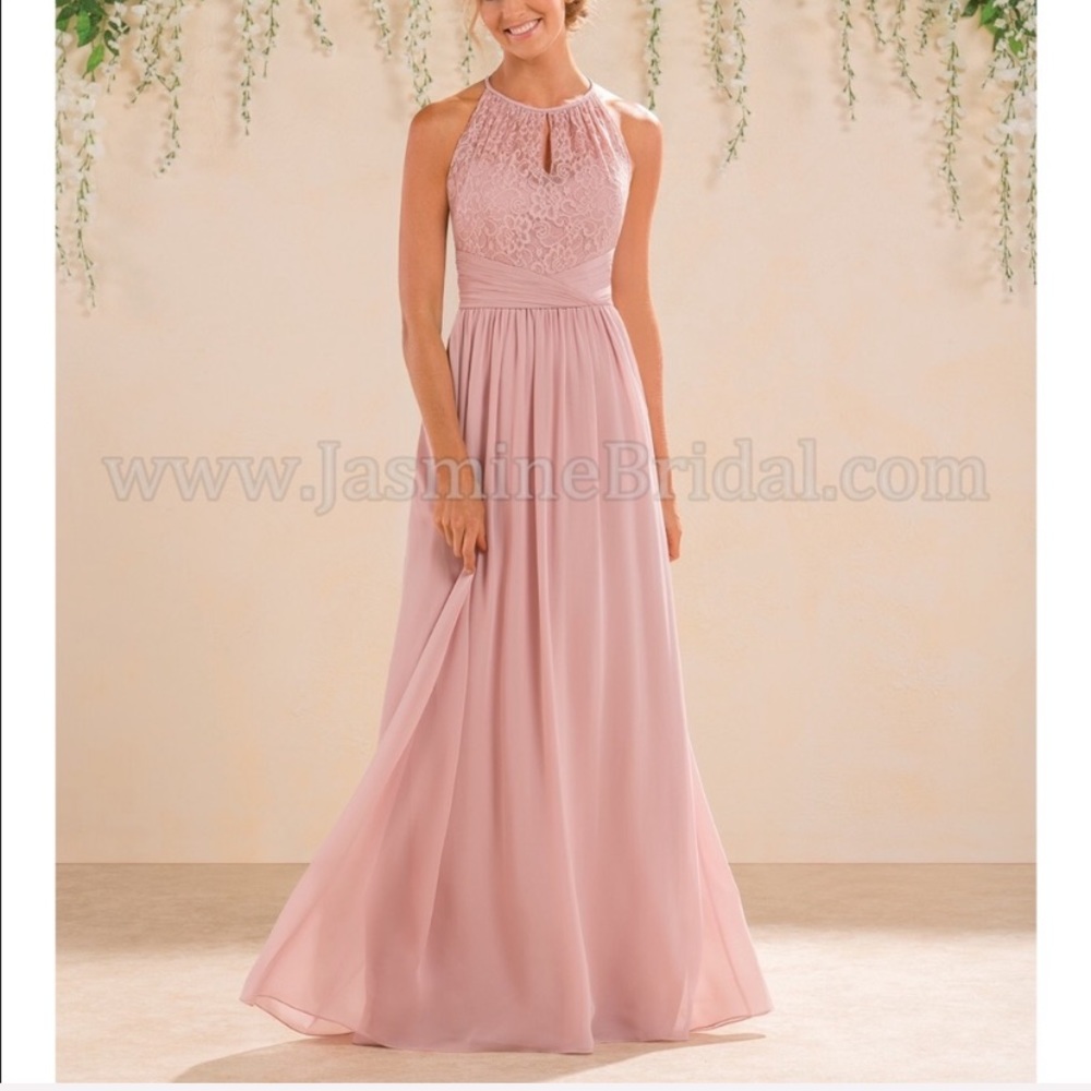 Jasmine B2 Misty Pink Bridesmaid Dress